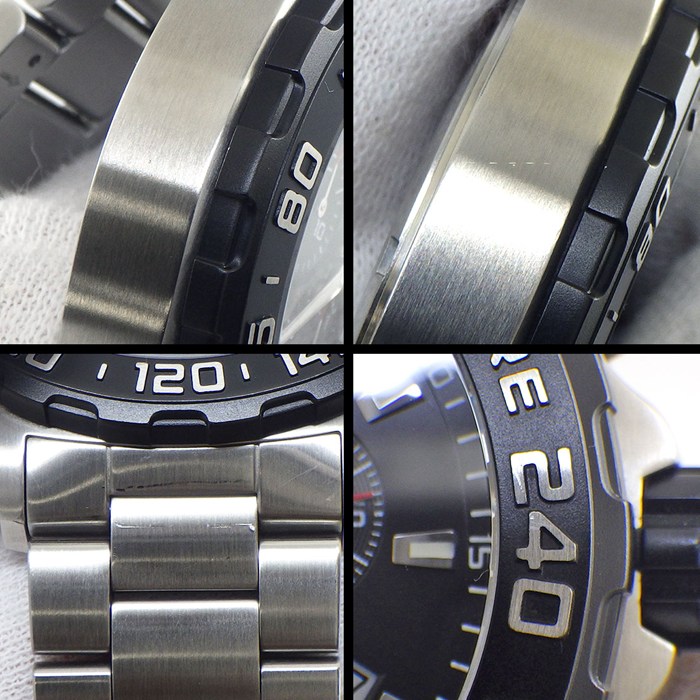 タグ・ホイヤー TAG Heuer 腕時計 フォーミュラ1 CAZ1010.BA0842 ブラック文字盤 デイト クロノグラフ タキメーター スモールセコンド 夜光針 SS クオーツアナログ 【箱・保付き】 【中古】
