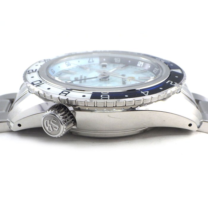 グランドセイコー Grand Seiko 腕時計 スポーツコレクション キャリバー9S 25周年記念限定モデル SBGJ275/9S86-00W0 2000本限定 デイト 裏スケ GMT 回転ベゼル 雲海 スカイブルー文字盤 SS 自動巻き 【中古】