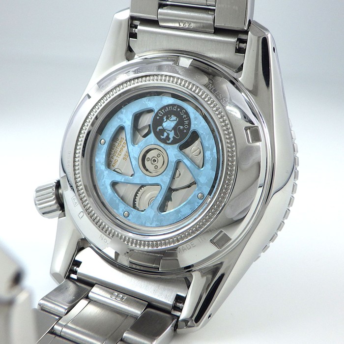 グランドセイコー Grand Seiko 腕時計 スポーツコレクション キャリバー9S 25周年記念限定モデル SBGJ275/9S86-00W0 2000本限定 デイト 裏スケ GMT 回転ベゼル 雲海 スカイブルー文字盤 SS 自動巻き 【中古】