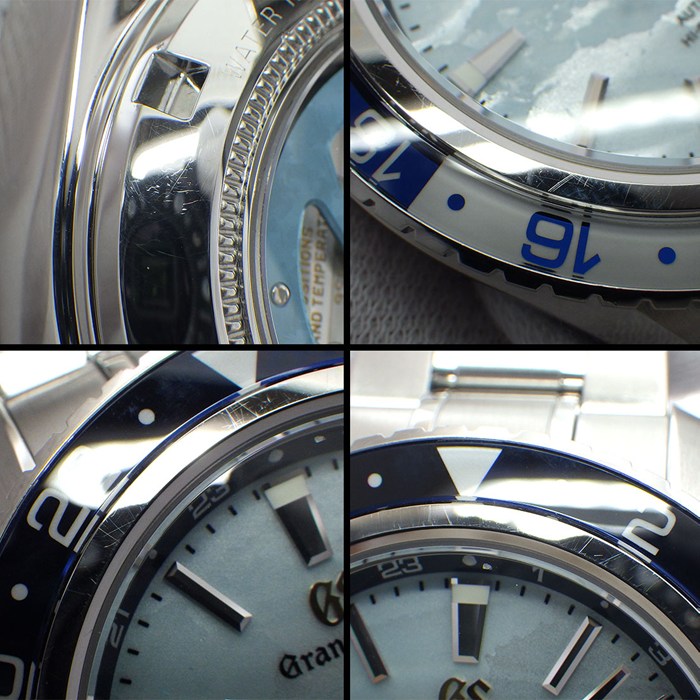 グランドセイコー Grand Seiko 腕時計 スポーツコレクション キャリバー9S 25周年記念限定モデル SBGJ275/9S86-00W0 2000本限定 デイト 裏スケ GMT 回転ベゼル 雲海 スカイブルー文字盤 SS 自動巻き 【中古】