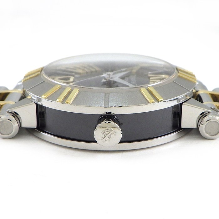 ティファニー Tiffany & Co. 腕時計 アトラス Z1300.68.16A10A00A デイト 裏スケ ブラック文字盤 ローマンインデックス SS K18YG セラミック 自動巻き 【中古】