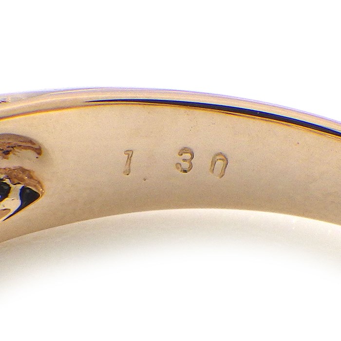 【ダイヤモンド】 リング パヴェ ダイヤモンド 計1.30ct K18PG 18号 【中古】