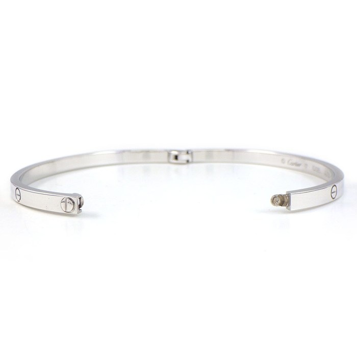 カルティエ Cartier ブレスレット ラブ スモールモデル SM B6079217 K18WG / #17 【中古】