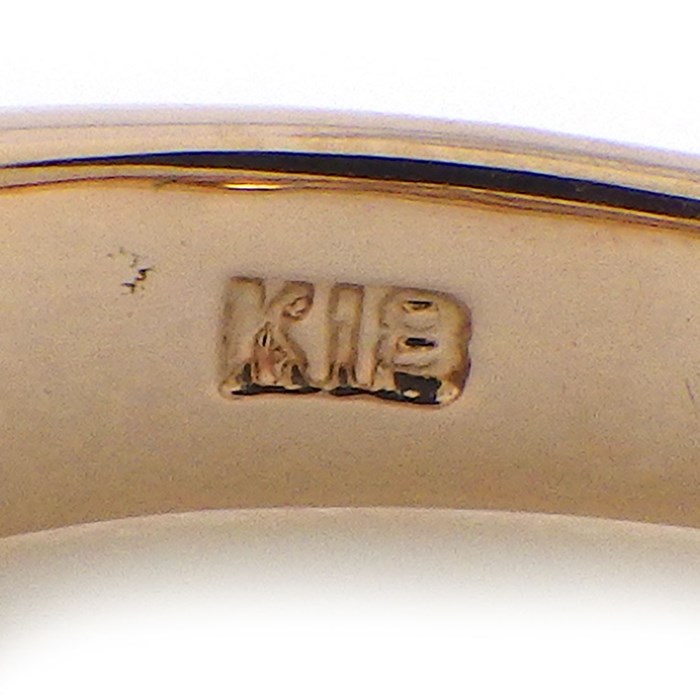 【ダイヤモンド】 リング パヴェ ダイヤモンド 計1.30ct K18PG 18号 【中古】