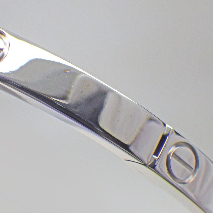 カルティエ Cartier ブレスレット ラブ スモールモデル SM B6079217 K18WG / #17 【中古】