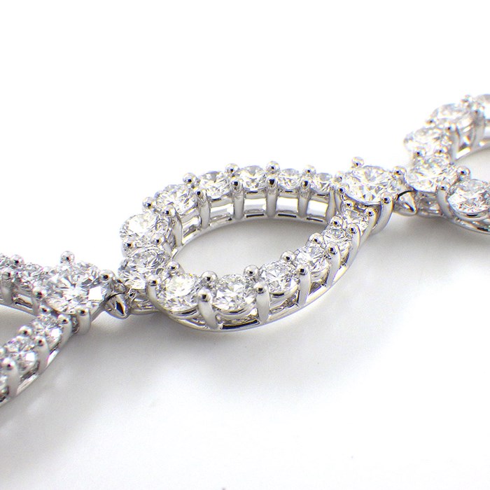 ハリーウィンストン HARRY WINSTON ブレスレット ループ BRDPRDOLLP ドロップ ティア モチーフ フル 154ポイント ダイヤモンド 7.87ct PT950 【中古】