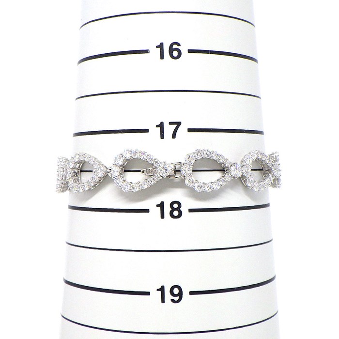 ハリーウィンストン HARRY WINSTON ブレスレット ループ BRDPRDOLLP ドロップ ティア モチーフ フル 154ポイント ダイヤモンド 7.87ct PT950 【中古】