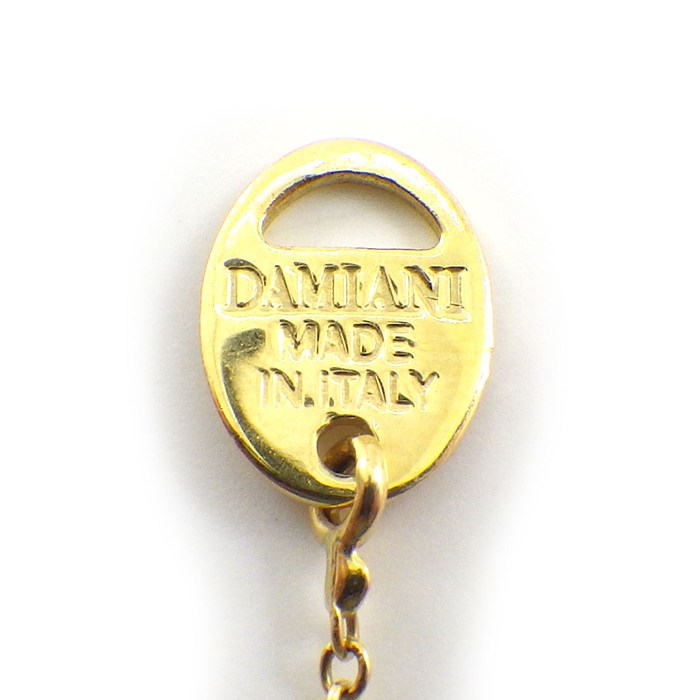 ダミアーニ DAMIANI ネックレス マルゲリータ 20088230 フラワー パヴェ ダイヤモンド 計0.16ct K18YG 【中古】