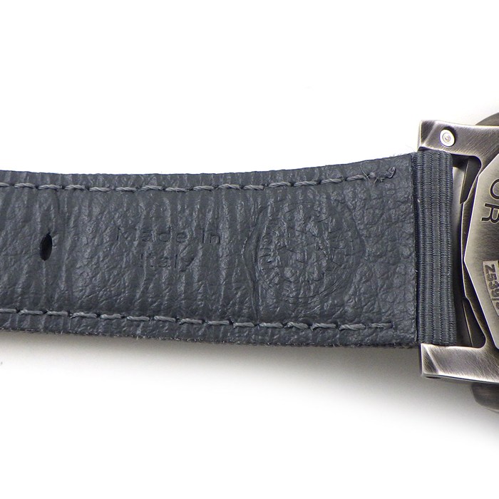 パネライ PANERAI 腕時計 ルミノール クロコ ネイビーシールズ PAM01409 グラデーション グレー文字盤 クロノグラフ スモールセコンド ナイロン / 牛革ベルト SS 自動巻き 【箱・保付き】 【中古】