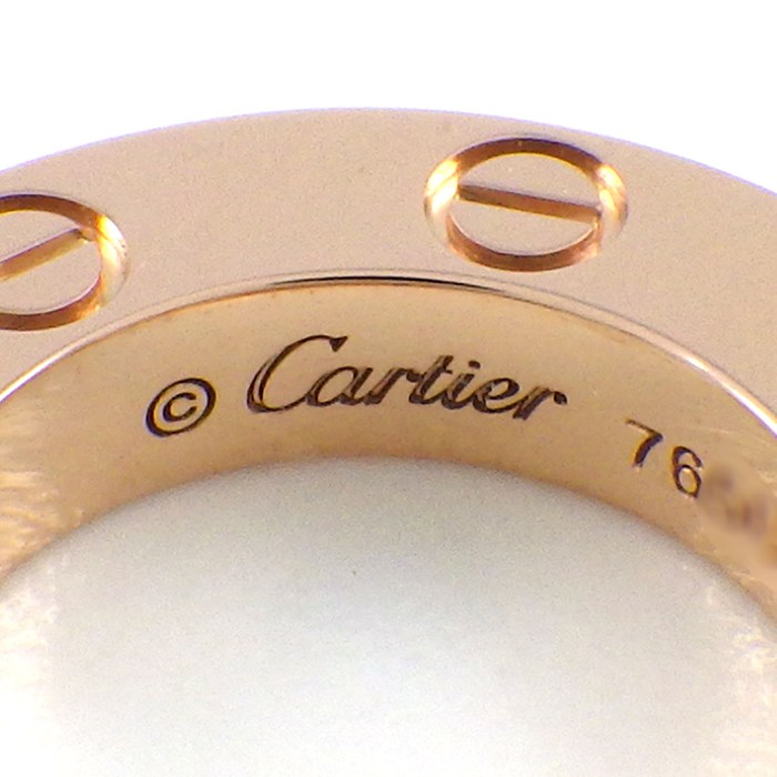 カルティエ Cartier シングルピアス ラブ フープ B8301422 オンライン限定モデル K18PG ※片方のみ 【中古】