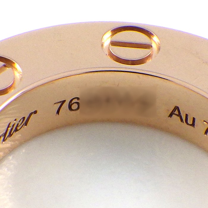 カルティエ Cartier シングルピアス ラブ フープ B8301422 オンライン限定モデル K18PG ※片方のみ 【中古】