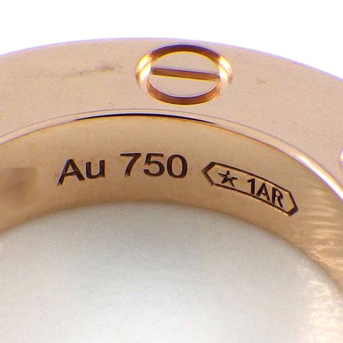 カルティエ Cartier シングルピアス ラブ フープ B8301422 オンライン限定モデル K18PG ※片方のみ 【中古】