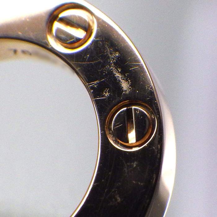 カルティエ Cartier シングルピアス ラブ フープ B8301422 オンライン限定モデル K18PG ※片方のみ 【中古】