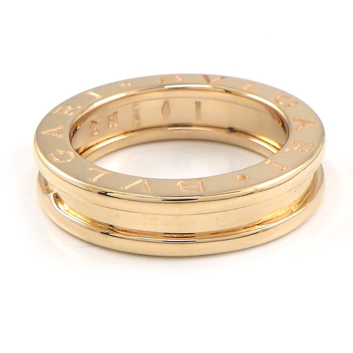 ブルガリ BVLGARI リング B-zero1 ビーゼロワン XS 335990 1バンド ロゴ K18PG 9号 / #49 【中古】