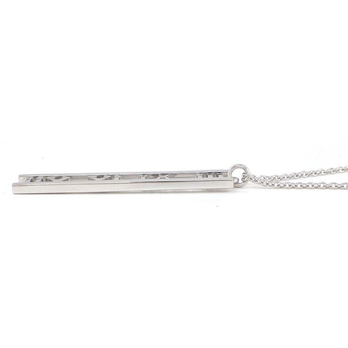  ティファニー Tiffany & Co. ネックレス アトラス バー K18WG 【中古】