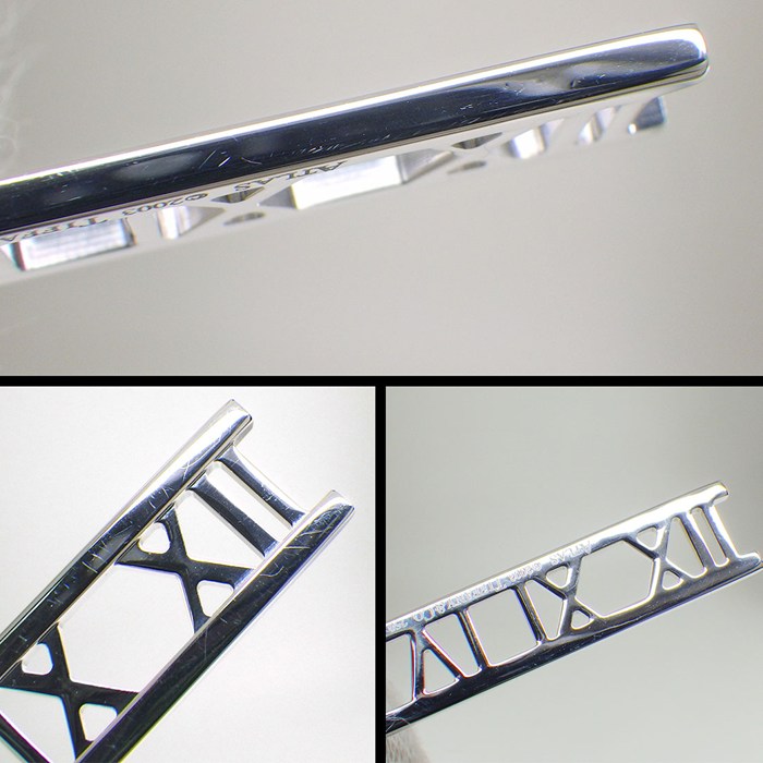  ティファニー Tiffany & Co. ネックレス アトラス バー K18WG 【中古】