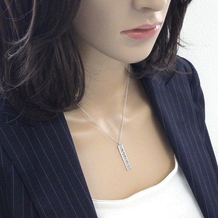  ティファニー Tiffany & Co. ネックレス アトラス バー K18WG 【中古】