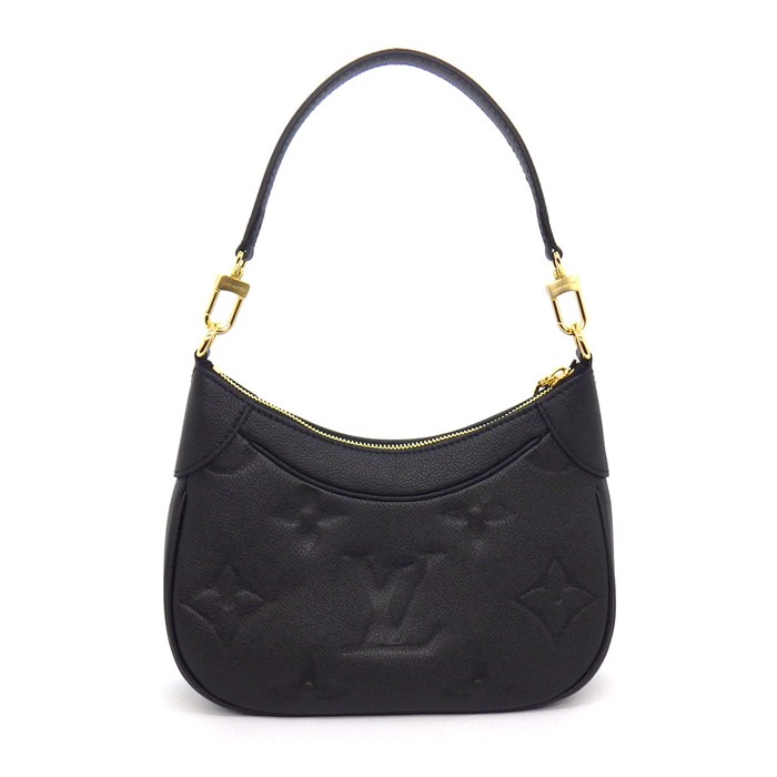 ルイ・ヴィトン LOUIS VUITTON ショルダーバッグ バガテル NM M46002 ブラック モノグラムアンプラントレザー ゴールド金具 【中古】