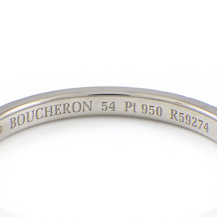 ブシュロン BOUCHERON リング キャトル クル ド パリ スモール JAL01160 PT950 13.5号 / #54 【中古】