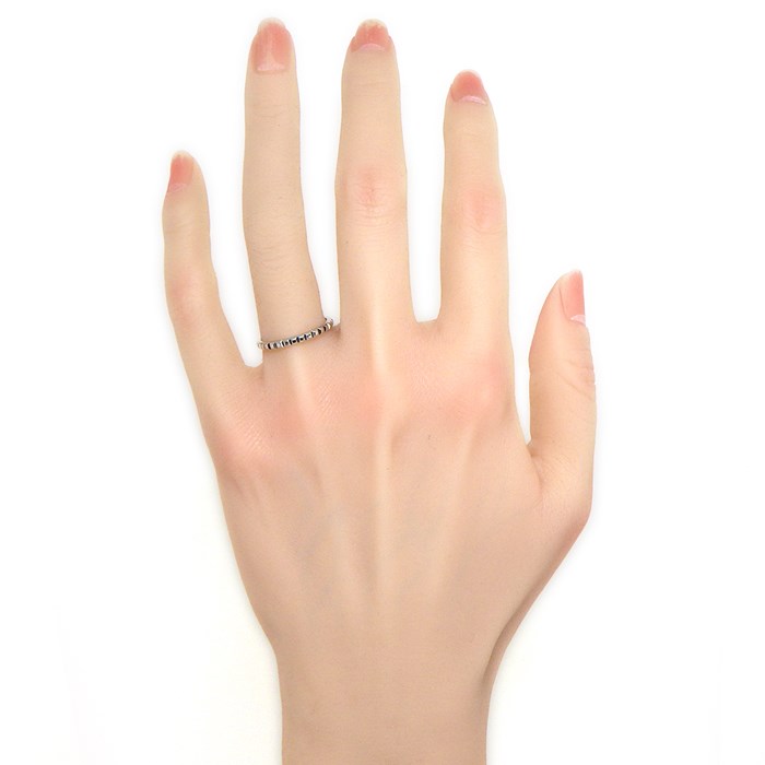 ブシュロン BOUCHERON リング キャトル クル ド パリ スモール JAL01160 PT950 13.5号 / #54 【中古】