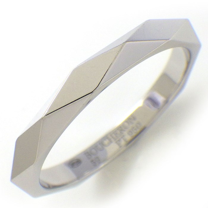 ブシュロン BOUCHERON リング ファセット ミディアム JAL00014 PT950 18号 / #59 【中古】