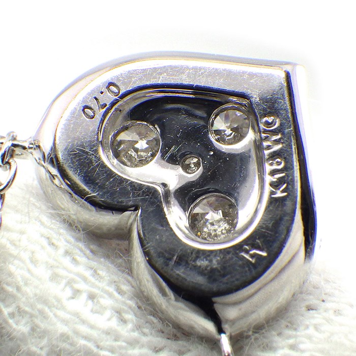 ポンテヴェキオ Ponte Vecchio ネックレス ハート モチーフ パヴェ  