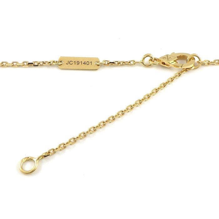 ヴァンクリーフ＆アーペル Van Cleef & Arpels ネックレス ヴィンテージ アルハンブラ VCARA45800 オニキス K18YG 【箱・保付き】 【中古】