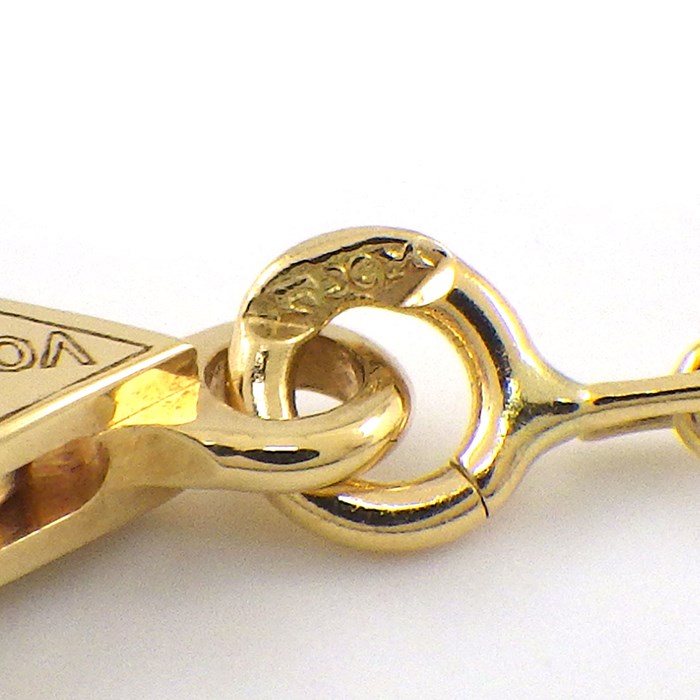 ヴァンクリーフ＆アーペル Van Cleef & Arpels ネックレス ヴィンテージ アルハンブラ VCARA45800 オニキス K18YG 【箱・保付き】 【中古】