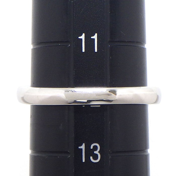 【サファイア ダイヤモンド】 リング フラワーモチーフ サファイア 1.40ct ダイヤモンド 0.10ct K18WG 12号 【中古】