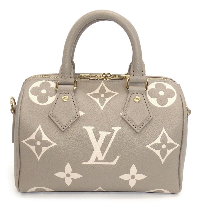 ルイ・ヴィトン Louis Vuitton ハンドバッグ ショルダーバッグ スピーディ バンドリエール 20 M46575 トゥルトレール クレーム モノグラム アンプラント ゴールド金具 【中古】
