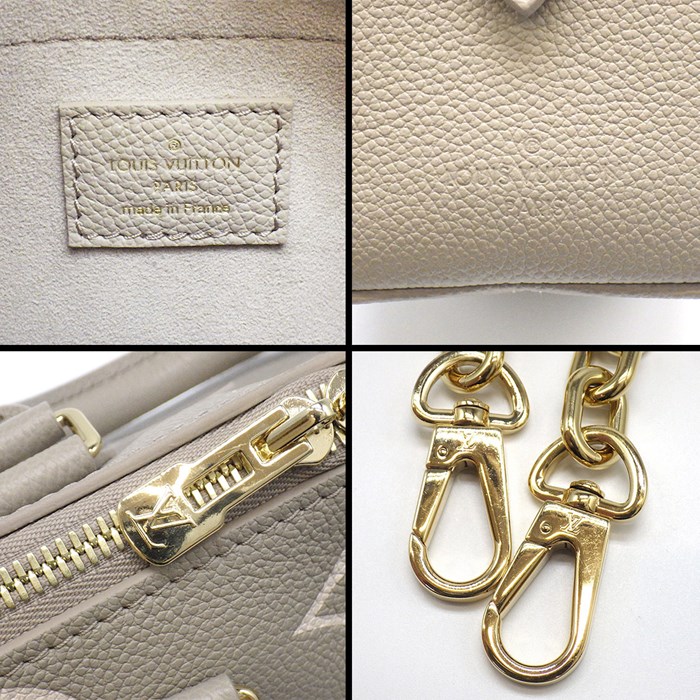 ルイ・ヴィトン Louis Vuitton ハンドバッグ ショルダーバッグ スピーディ バンドリエール 20 M46575 トゥルトレール クレーム モノグラム アンプラント ゴールド金具 【中古】