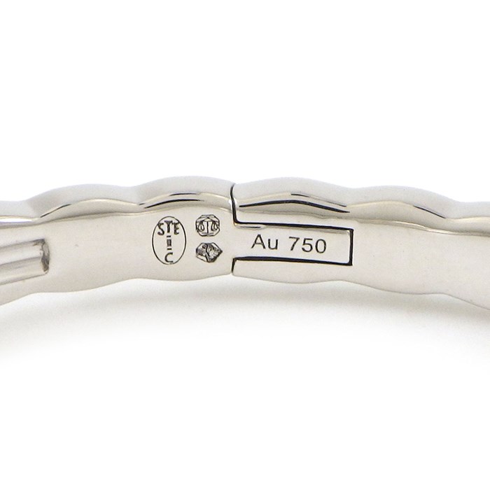 シャネル CHANEL バングル ココクラッシュ ミニ J12809 フル 36ポイント ダイヤモンド 計1.28ct K18WG / #S 【中古】