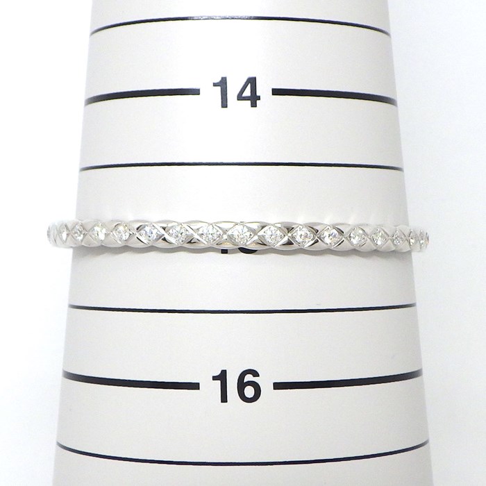 シャネル CHANEL バングル ココクラッシュ ミニ J12809 フル 36ポイント ダイヤモンド 計1.28ct K18WG / #S 【中古】