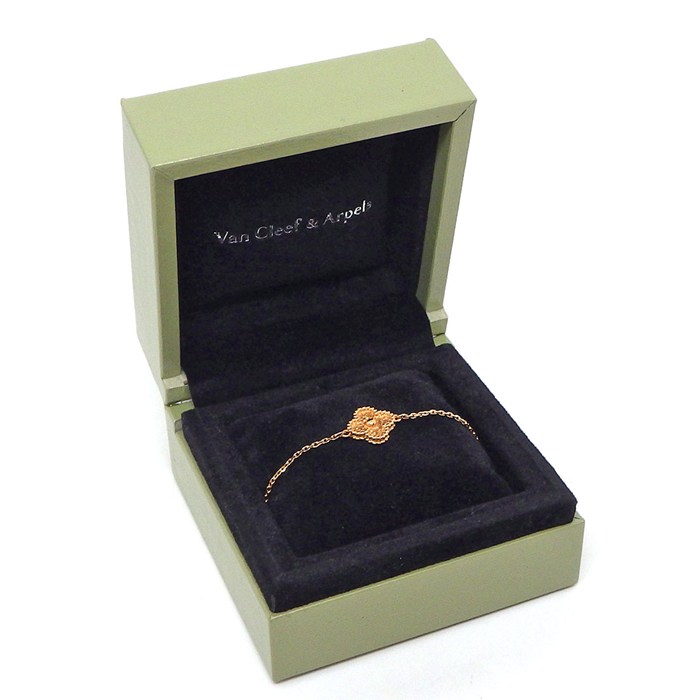 ヴァンクリーフ&アーペル Van Cleef & Arpels ブレスレット スウィートアルハンブラ VCARO8DC00 K18PG 【中古】