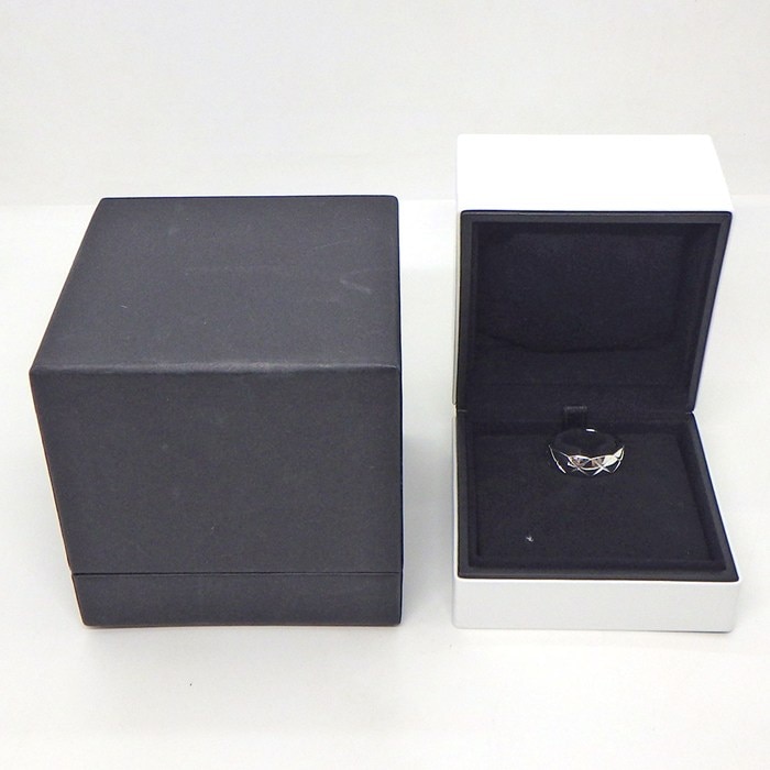 シャネル CHANEL リング ココ クラッシュ ミディアム J10570 K18WG 19.5号 / #60 【中古】