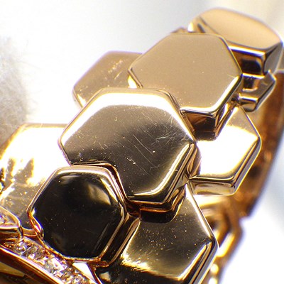 ショーメ Chaumet リング ビー マイ ラブ エクスクイーズ 083931 オーバルカット シトリン 165ポイント ダイヤモンド 計0.81ct K18PG 9.5号 / #50 【箱・保付き】 【中古】
