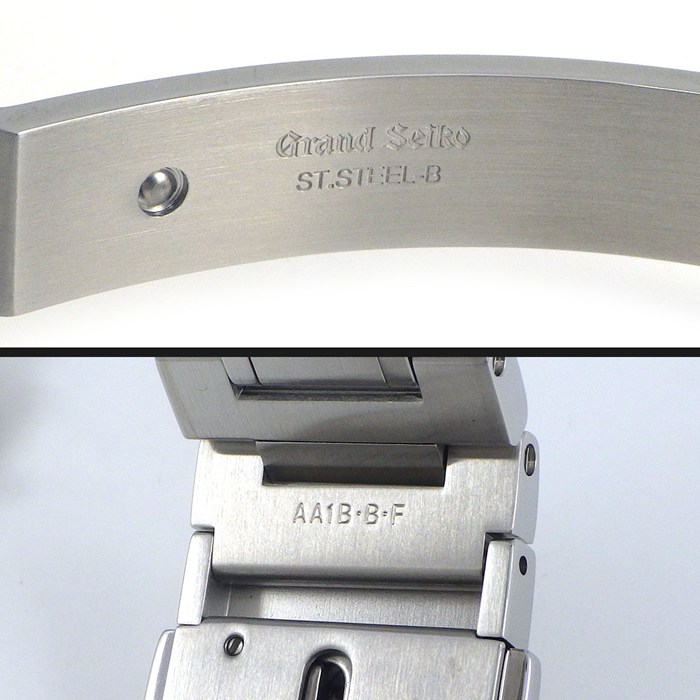 グランドセイコー Grand Seiko 腕時計 ヘリテージコレクション SBGP005/9F85-0AD0 サンレイ ネイビー文字盤 デイト SS クオーツアナログ 【箱・保付き】 【中古】