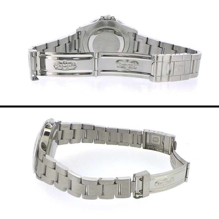 ロレックス Rolex 腕時計 オイスター パーペチュアル エクスプローラー 2 16570 Y番 2002年製 デイト 夜光インデックス GMT ホワイト文字盤 白 オイスタースチール SS 自動巻き 【箱・保付き】 【中古】