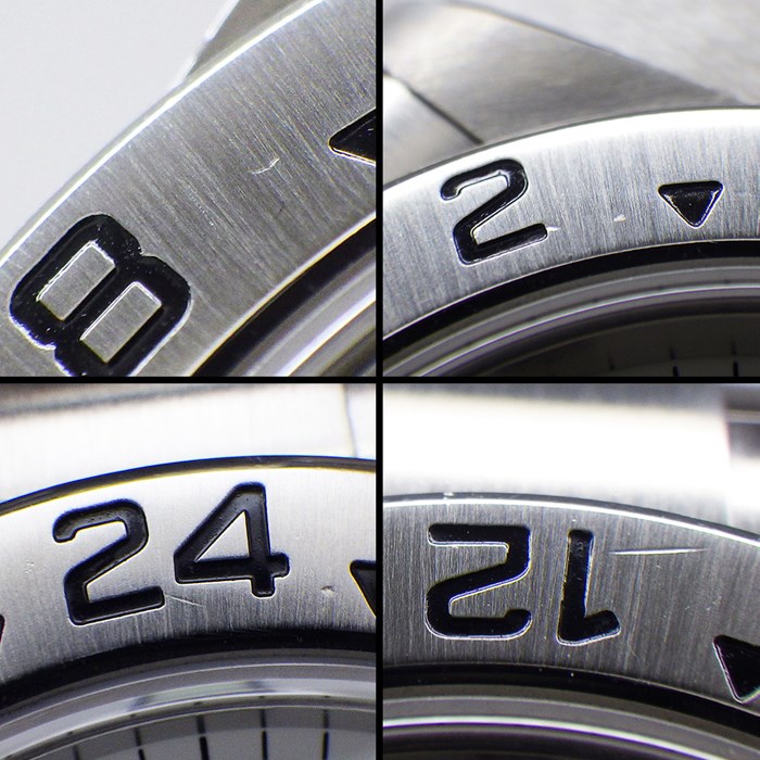 ロレックス Rolex 腕時計 オイスター パーペチュアル エクスプローラー 2 16570 Y番 2002年製 デイト 夜光インデックス GMT ホワイト文字盤 白 オイスタースチール SS 自動巻き 【箱・保付き】 【中古】