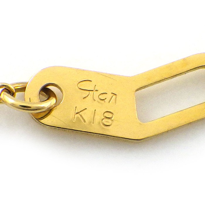 スタージュエリー STAR JEWELRY ネックレス ミステリアスハート Sサイズ 2ZN2065 3ポイント スクエアカット ルビー 計0.13ct K18YG 【中古】