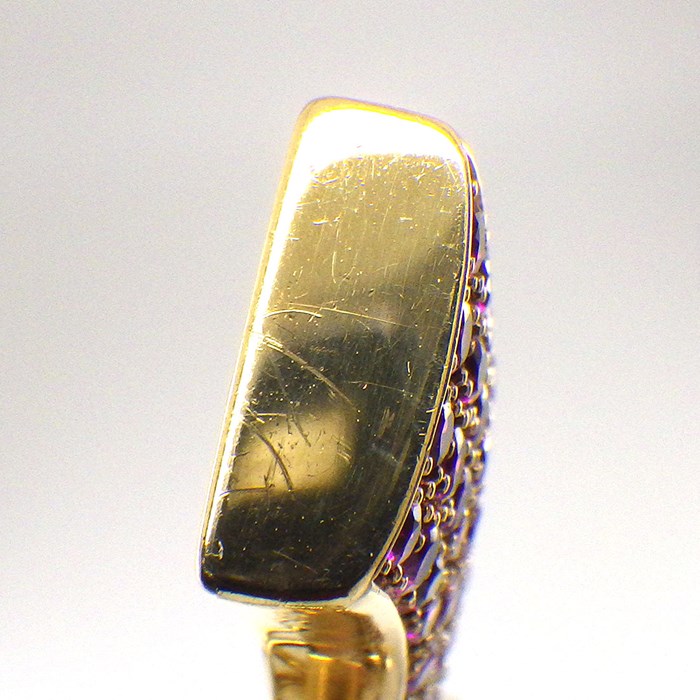 ジュエルスタジオ Jewel Studio ペンダントトップ ピストル 拳銃 モチーフ パヴェ ルビー 計0.60ct ルビー 計0.19ct ダイヤモンド 計0.24ct K18YG 【中古】