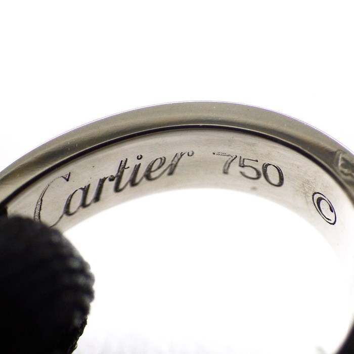 カルティエ Cartier ブレスレット ラブブレス K18WG ブラック コード 黒 【箱・保付き】 【中古】