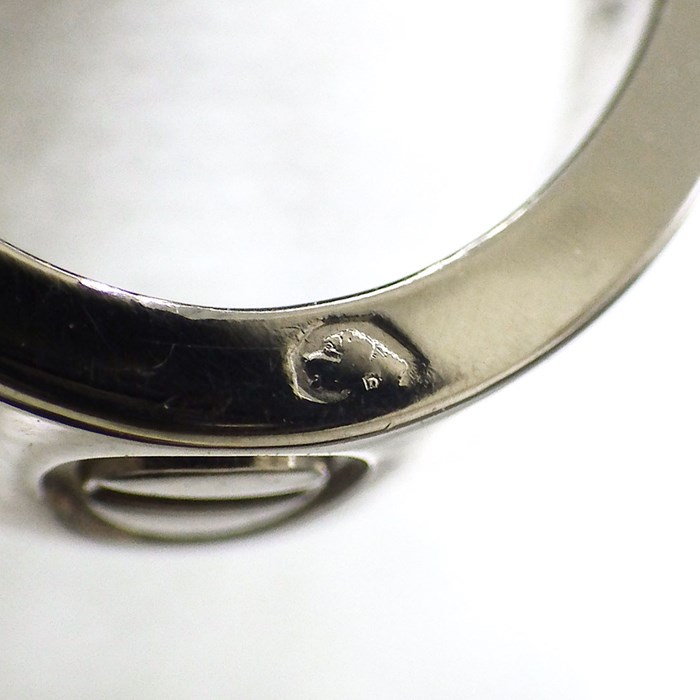 カルティエ Cartier ブレスレット ラブブレス K18WG ブラック コード 黒 【箱・保付き】 【中古】