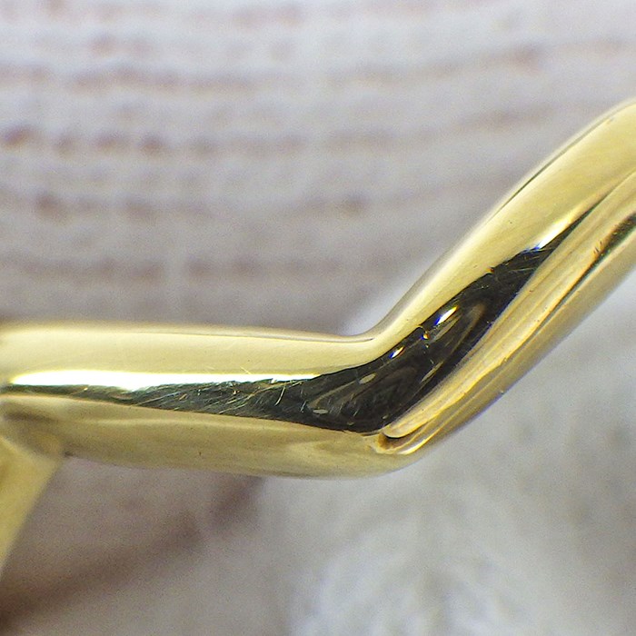 ティファニー Tiffany & Co. リング ジグザグ 2本組 ダブル ロウ バンド 2カラー 1ポイント ダイヤモンド PT950 K18YG K18WG 11.5号 【中古】