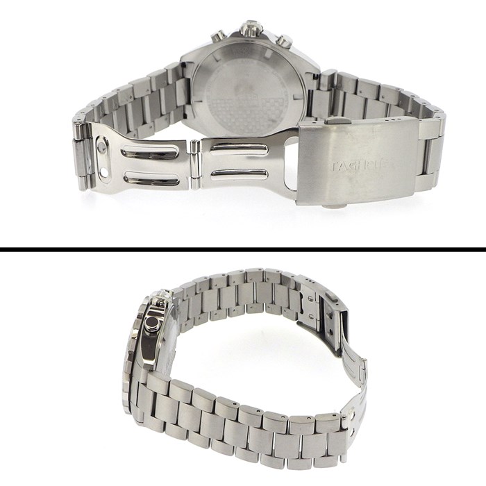 タグ・ホイヤー TAG Heuer 腕時計 フォーミュラ1 CAZ1014/BA0842 サンレイ ブルー 文字盤 カレンダー クロノグラフ タキメーター スモールセコンド SS クオーツアナログ 【箱・保付き】 【中古】