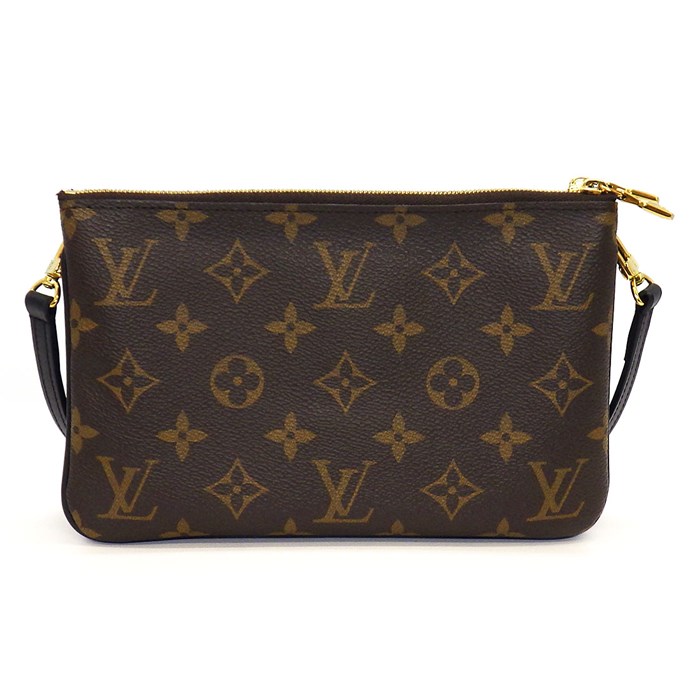 ルイ・ヴィトン Louis Vuitton ショルダーバッグ ポシェット ドゥーブル ジップ M69203 ブラウン モノグラムジャイアント リバースキャンバス モノグラムキャンバス 【中古】