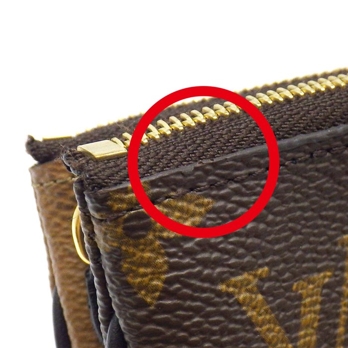 ルイ・ヴィトン Louis Vuitton ショルダーバッグ ポシェット ドゥーブル ジップ M69203 ブラウン モノグラムジャイアント リバースキャンバス モノグラムキャンバス 【中古】