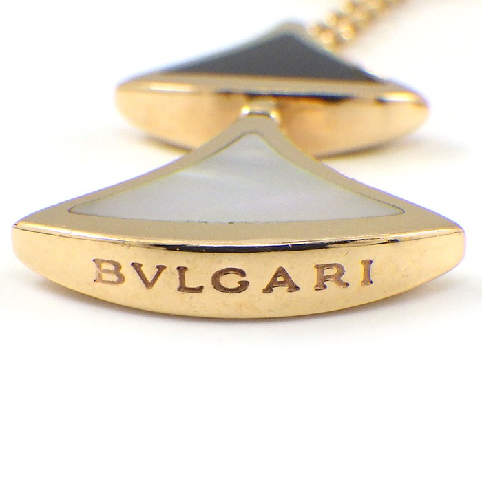 ブルガリ BVLGARI ピアス ディーヴァドリーム 3モチーフ 扇型