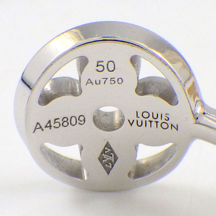 ルイ・ヴィトン LOUIS VUITTON リング バーグ モノグラム イディール ブロッサム Q9F15E 3本組 フラワー スター スリーカラー 3ポイント ダイヤモンド 計0.10ct K18PG K18WG K18YG 10号 / #50 【中古】