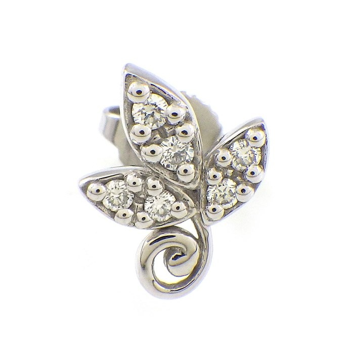 ティファニー Tiffany & Co. ピアス オリーブリーフ ダイヤモンド 